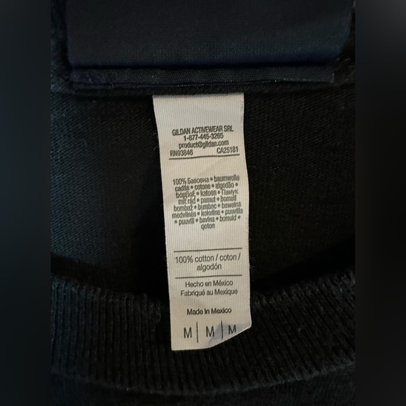 Brave New World Long Sleeve Graphic Tee Black Surf Shirt Gildan Medium - Picture 6 of 9